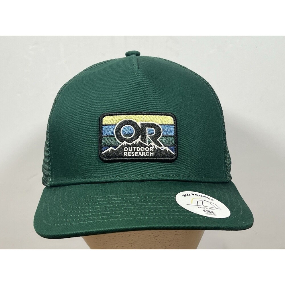 Outdoor Research Advocate Trucker Hi Pro Cap One Size Green Snapback